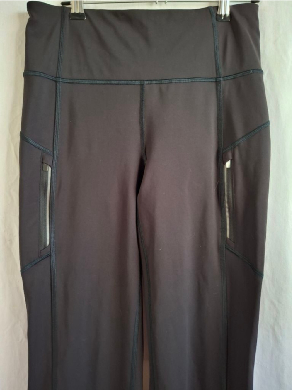 Athleta Rainier Bootcut high rise Pants S Black sporty activewear - Picture 4 of 9